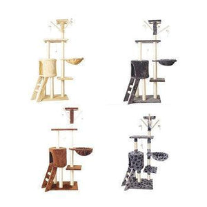 Multi-Level Cat Tower Cat Tree 4 Colours