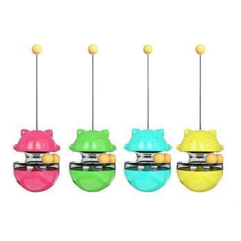 Interactive Cat Treat Ball for Self-Play and Slow Feeding