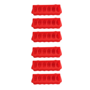Chicken Feeder Trough Plastic Mesh Connectable Poultry Feed Trough for Coop Use