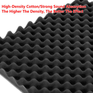 20PCS Acoustic Foam Panels 30x30cm Egg Crate