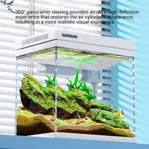Self-Circulating Fish Tank - Sensense Super-White Living Aquarium