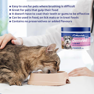 Mavlab DenteVet + Joint Powder – Dental & Joint Support For Pets
