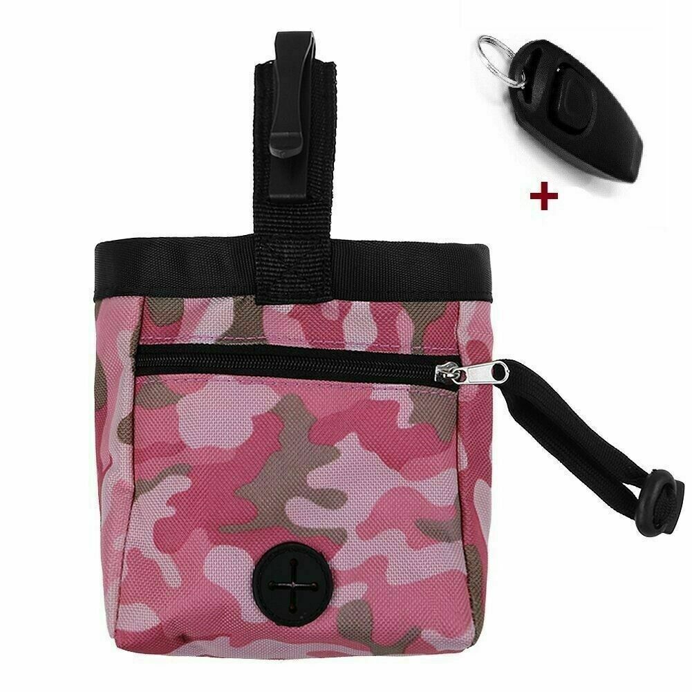 Dog Training Pouch With 2 In 1 Whistle Clicker