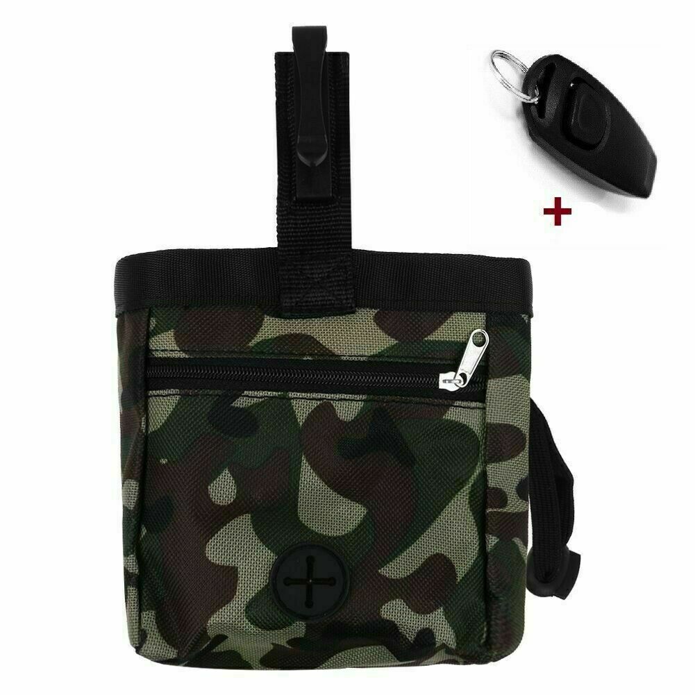 Dog Training Pouch With 2 In 1 Whistle Clicker