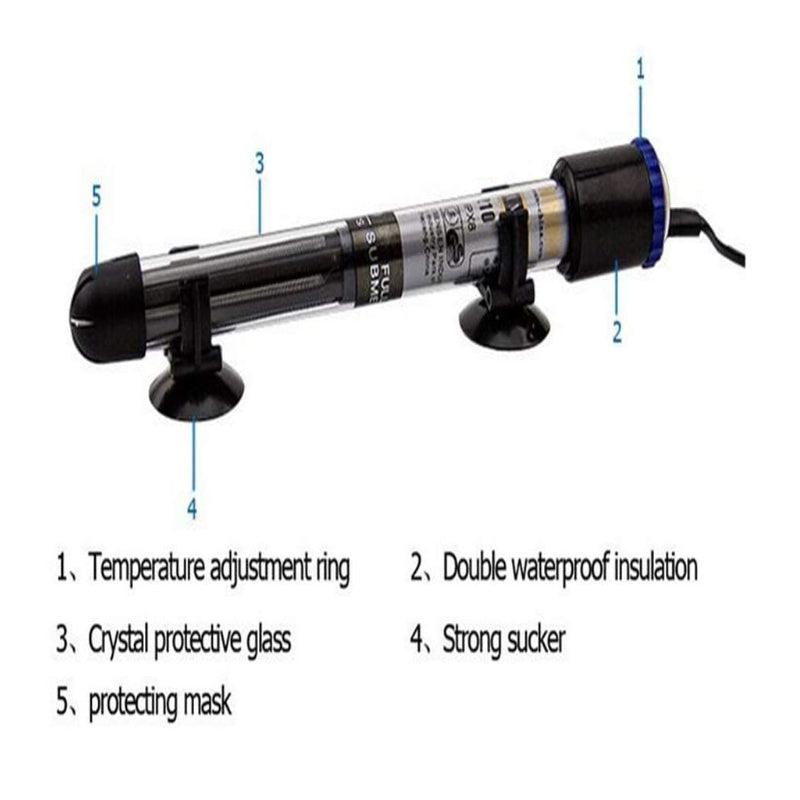 Adjustable Submersible Aquarium Heater with Thermostat