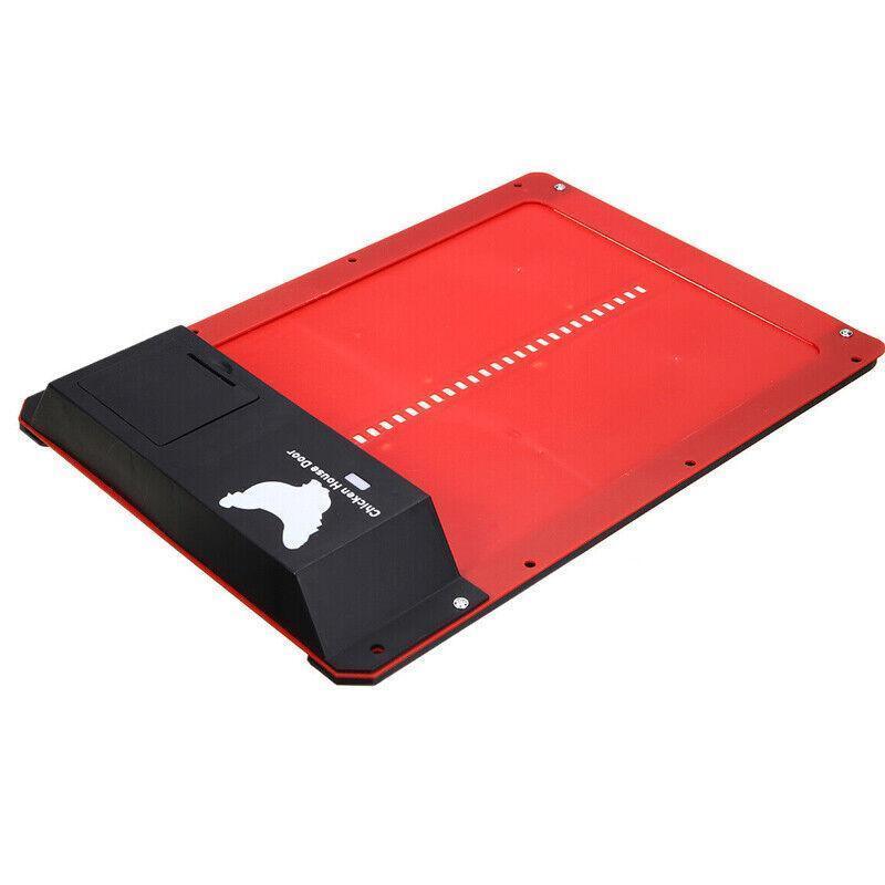 Reliable Automatic Chicken Coop Door with Light Sensor 35x24xcm