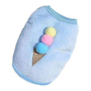 Velvet Dog Jumper Vest Soft Winter Outfit for Stylish Pets