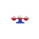 Rotating Cat Treat Dispenser Toy with Suction Cups