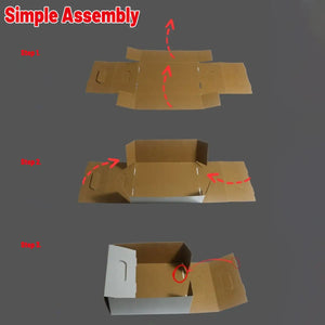 5PCS Foldable Disposable Cat Litter Boxes Waterproof Cardboard Design