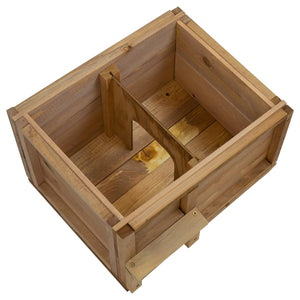 Wooden Hedgehog House Outdoor Shelter