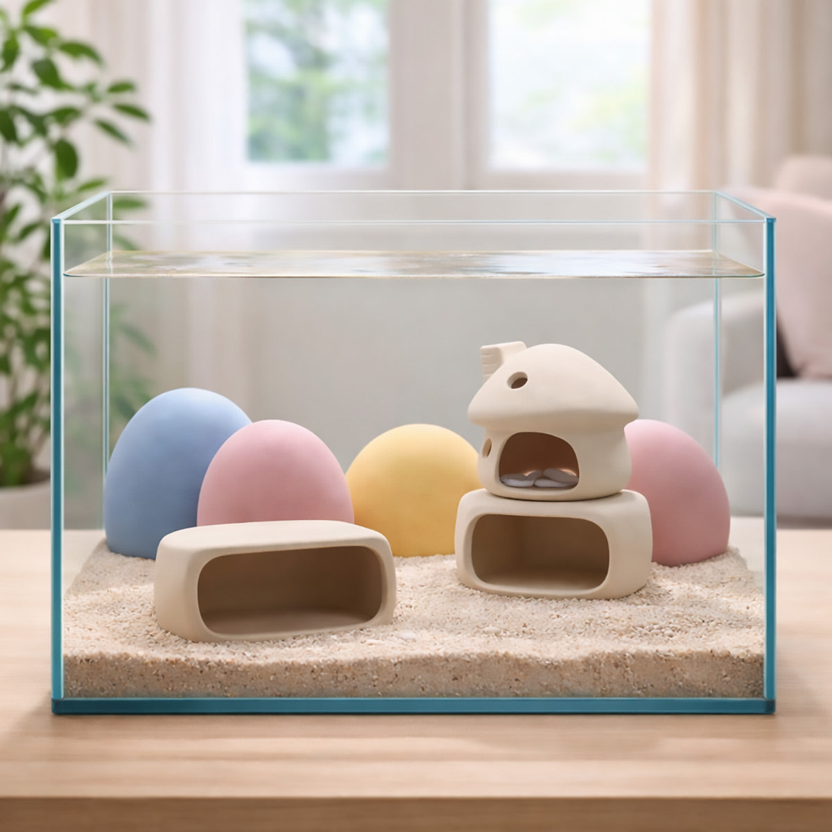 Ceramic Aquarium Hideout Set