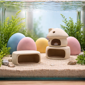 Ceramic Aquarium Hideout Set