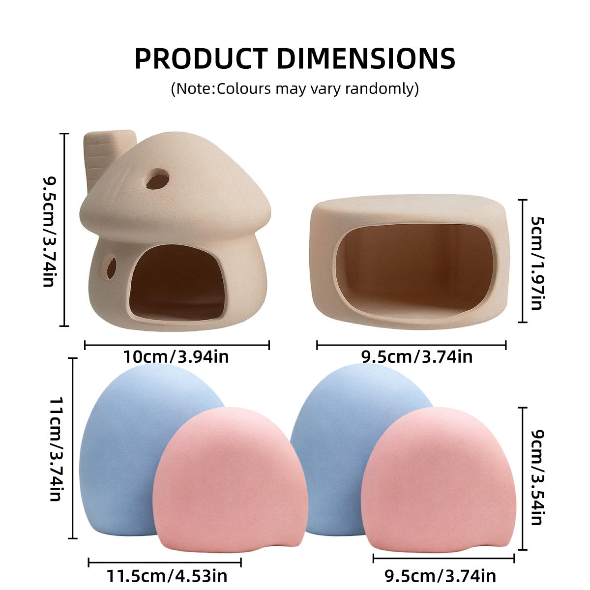 Ceramic Aquarium Hideout Set