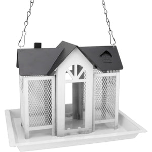 Hanging Metal Bird Feeder House Outdoor