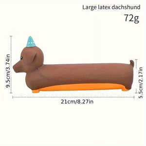 Latex Squeaky Dog Toy Dachshund Design