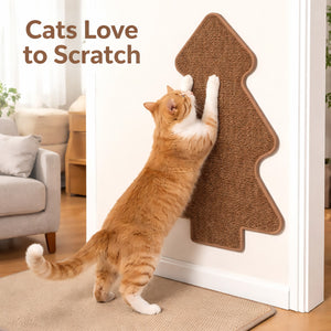 Tree Shaped Cat Scratcher – Sisal Wall Mat