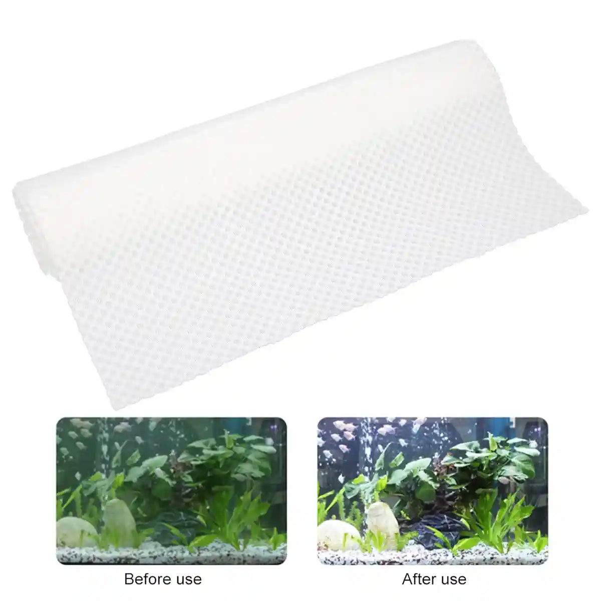 Honeycomb 3D Aquarium Filter Pad High-Permeability Reusable Filter Media