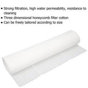 Honeycomb 3D Aquarium Filter Pad High-Permeability Reusable Filter Media