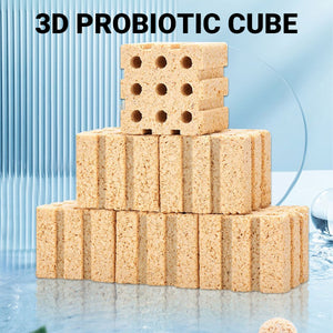 10PCS 3D Bacterial Cultivation Cubes Aquarium Bio Filter Media Fish Tank Clean