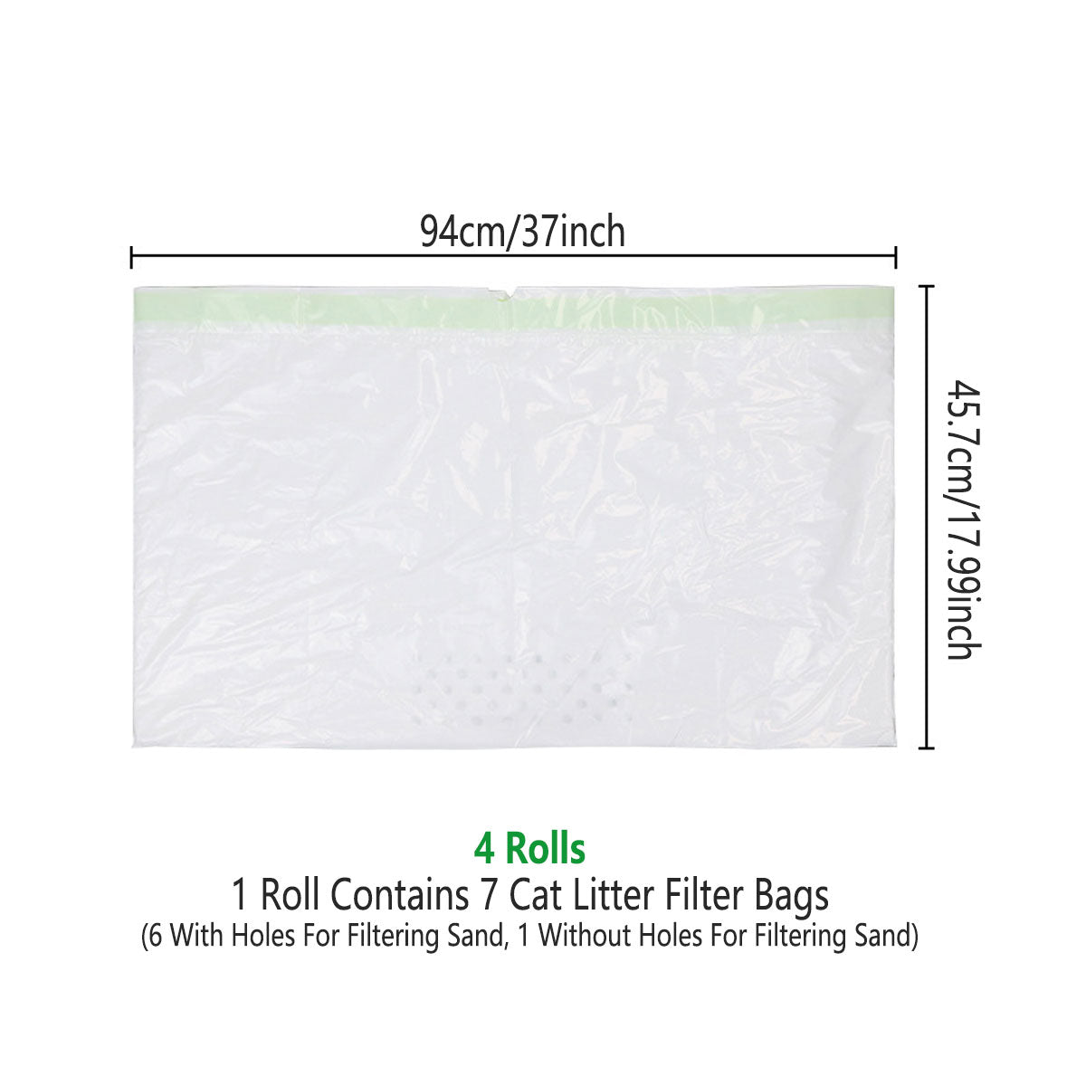 4 Roll Cat Poop Bags Pet Litter Pickup Bags Waste Disposal Cleaning Supplies