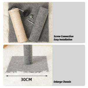 Adjustable Sisal Cat Scratching Post With Toy Ball