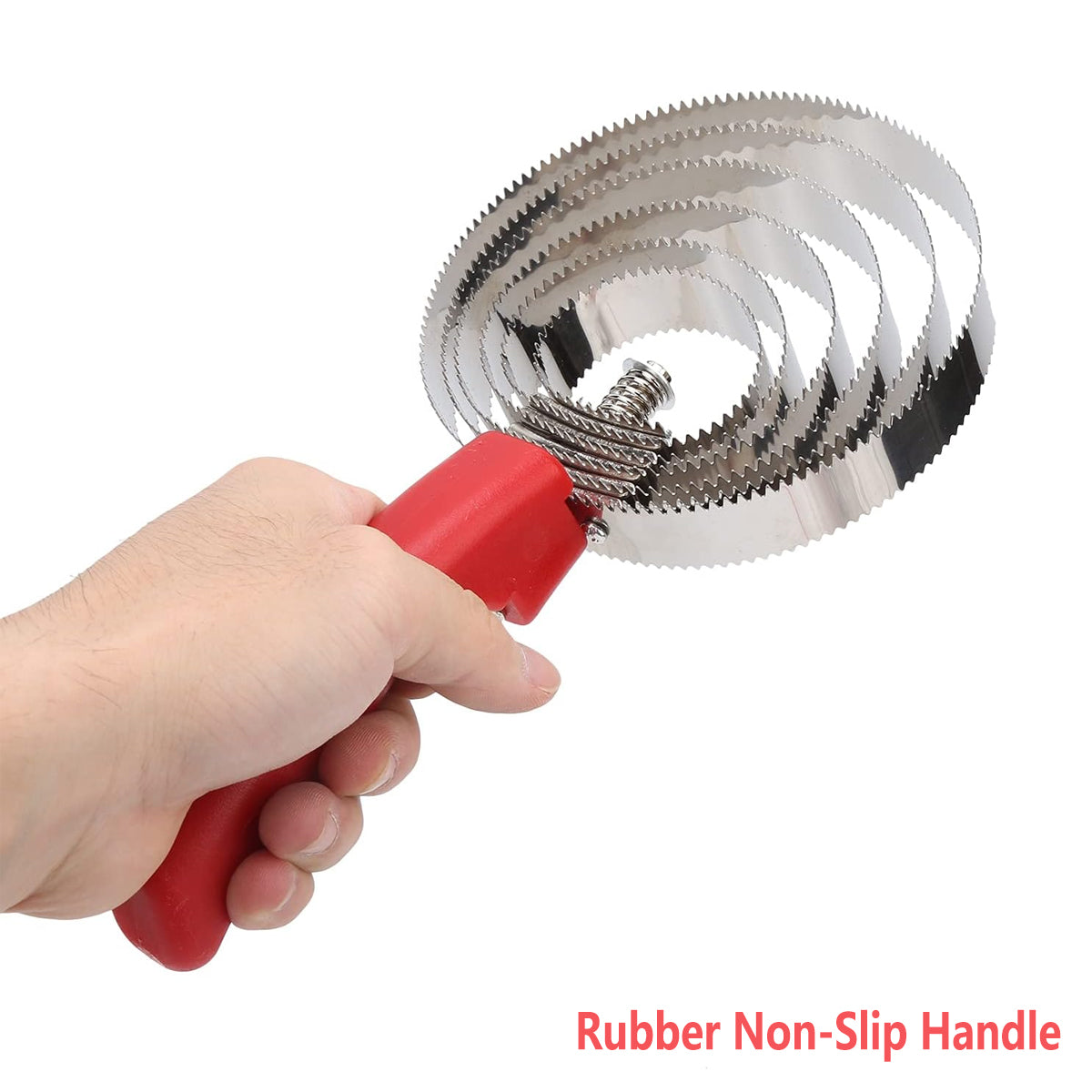 Stainless Steel Grooming Brush Ring Comb For Horses & Cattle