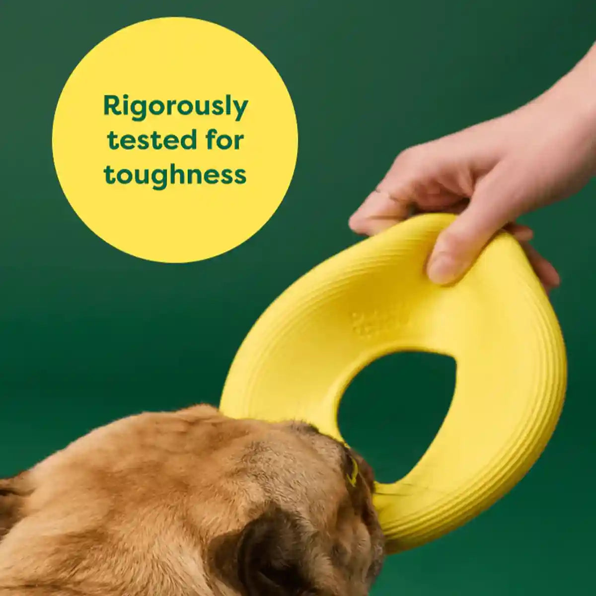 Earth Rated Durable Dog Flyer Toy Floating Flying Disc for Active Fetch Play