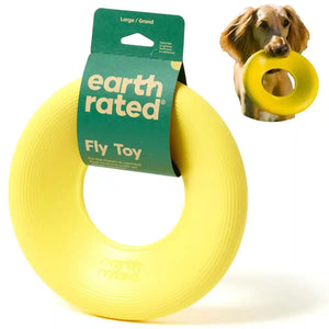 Earth Rated Durable Dog Flyer Toy Floating Flying Disc for Active Fetch Play