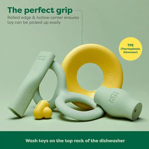 Earth Rated Durable Dog Flyer Toy Floating Flying Disc for Active Fetch Play