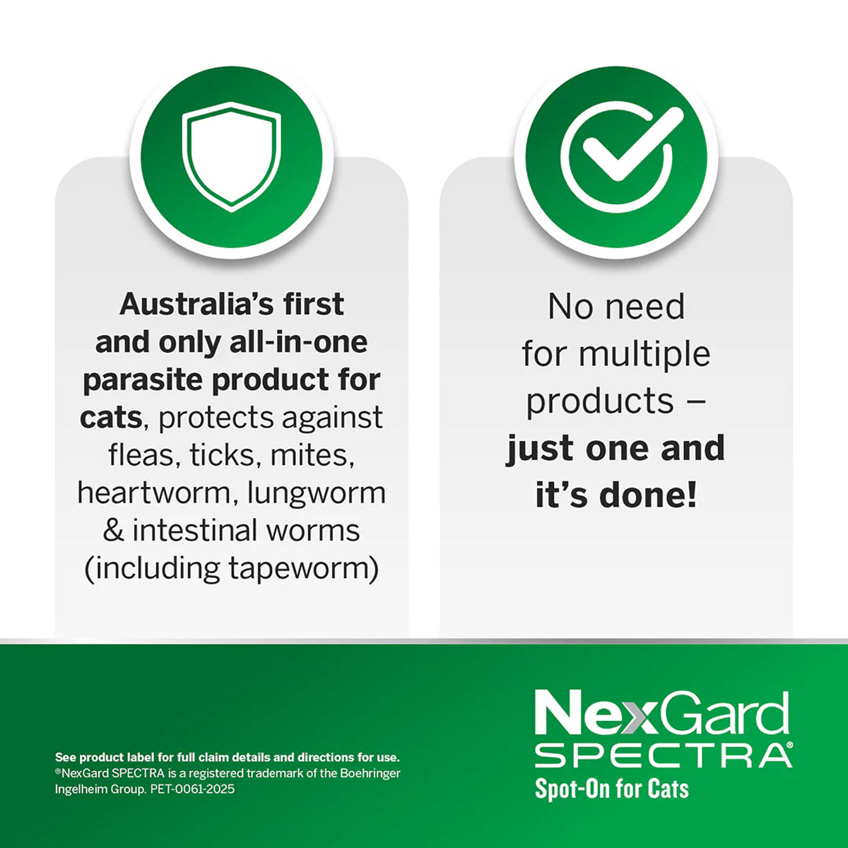 NEXGARD SPECTRA Spot On For Large Cats Yellow 3'S/6'S