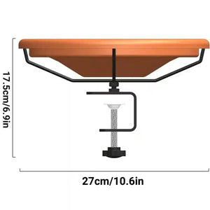 Adjustable Clamp-On Bird Bath Bowl 27cm Hanging Water Dish for Outdoor Use