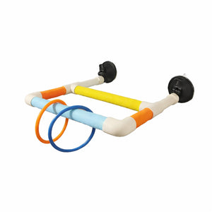 Colorful Parrot Perch With Suction Cups Window Bird Play Stand