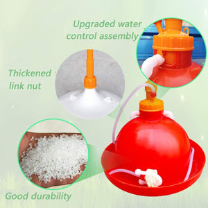 Automatic Poultry Waterer With Hose 40cm