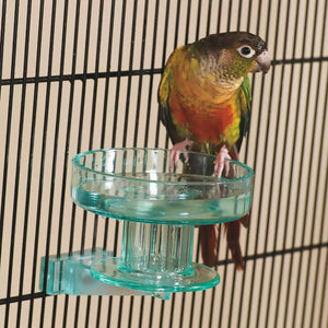 Quick-Lock Bird Cage Bowl Removable Bird Bath Feeder Cup
