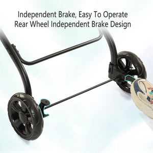 3-In-1 Double Deck Pet Stroller With Carrier