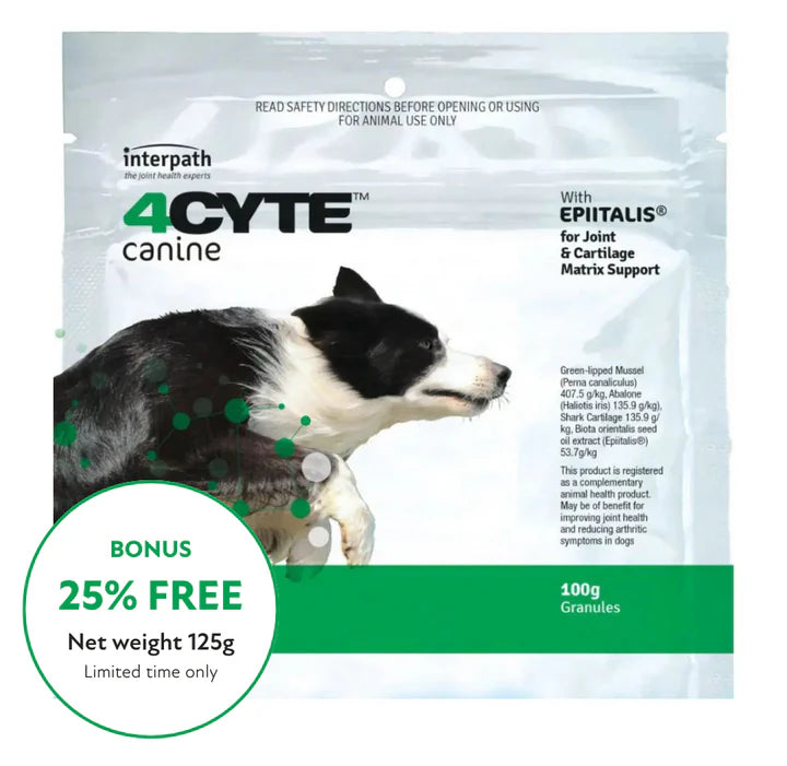 125G 4CYTE DOG GRANULES