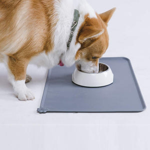 Silicone Pet Feeding Mat With Raised Spill-Proof Edge