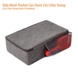 Foldable Cat Litter Box Waterproof Portable Travel Litter Tray