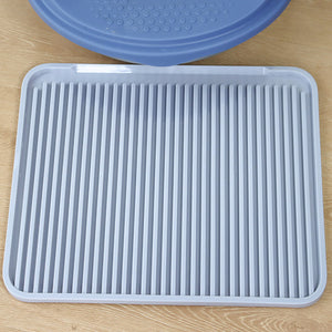 Anti-Tracking Cat Litter Mat Grey 43cm
