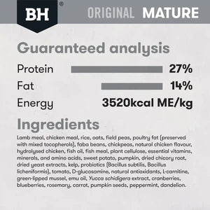 Black Hawk Mature Dog Food Lamb & Rice 20kg