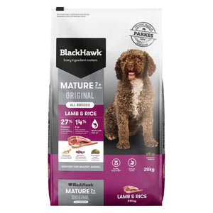 Black Hawk Mature Dog Food Lamb & Rice 20kg