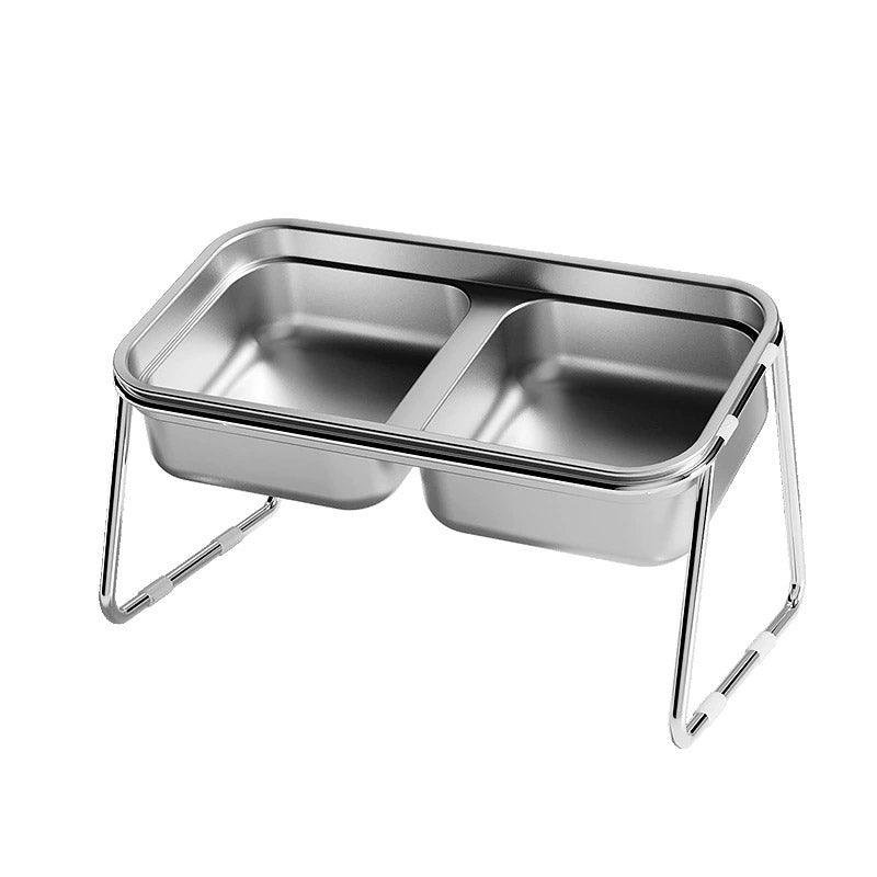 Elevate Mealtime with This Ergonomic Stainless Steel Cat Bowl Set