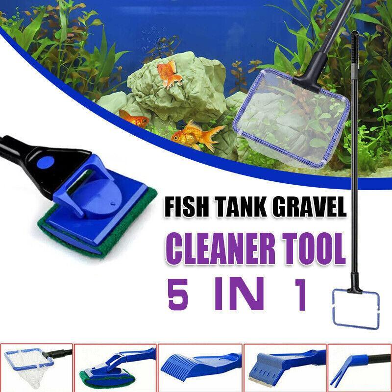 Fish Tank Gravel Cleaner - Aquarium Cleaning Tool for Gravel, Glass, and Water Maintenance