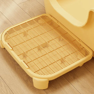 Double Layer Cat Litter Mat With Deep Tray Design