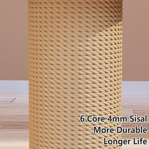 Cat Scratching Post With Interactive Turntable