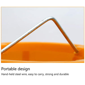 10KG Chicken Feeder Pail With Steel Handle