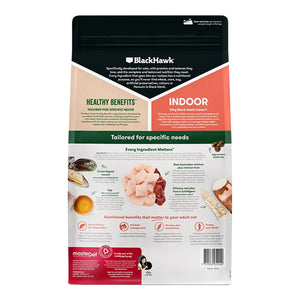 Black Hawk Healthy Benefits Dry Cat Food Adult Indoor Chicken 4kg/8kg
