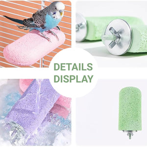 Ice Cream Resin Bird Grinding Perch for Parrots and Small Birds