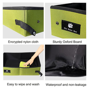 Portable Foldable Cat Litter Box Waterproof