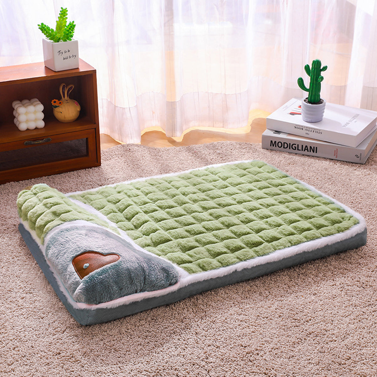 Thick Pet Sleeping Mat With Removable Cover